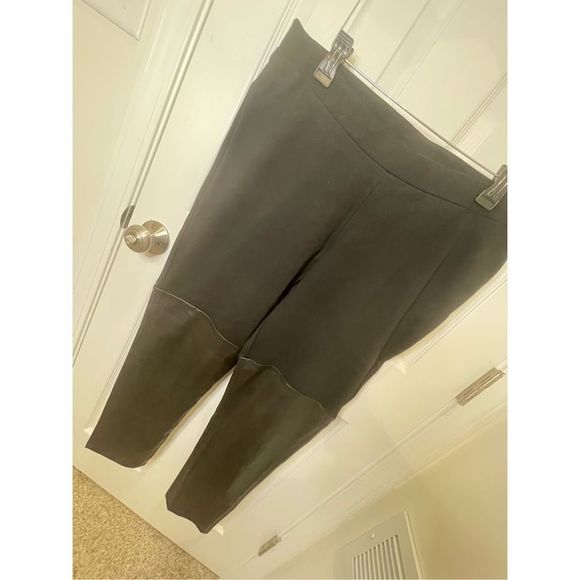 Roaman’s faux leather pants 18/20 black women’s - Picture 1 of 8